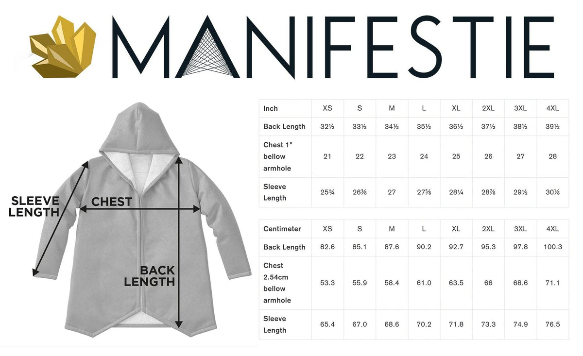 Cosmic Plane Sherpa Cloak | Recycled Performance Fleece | Manifestie