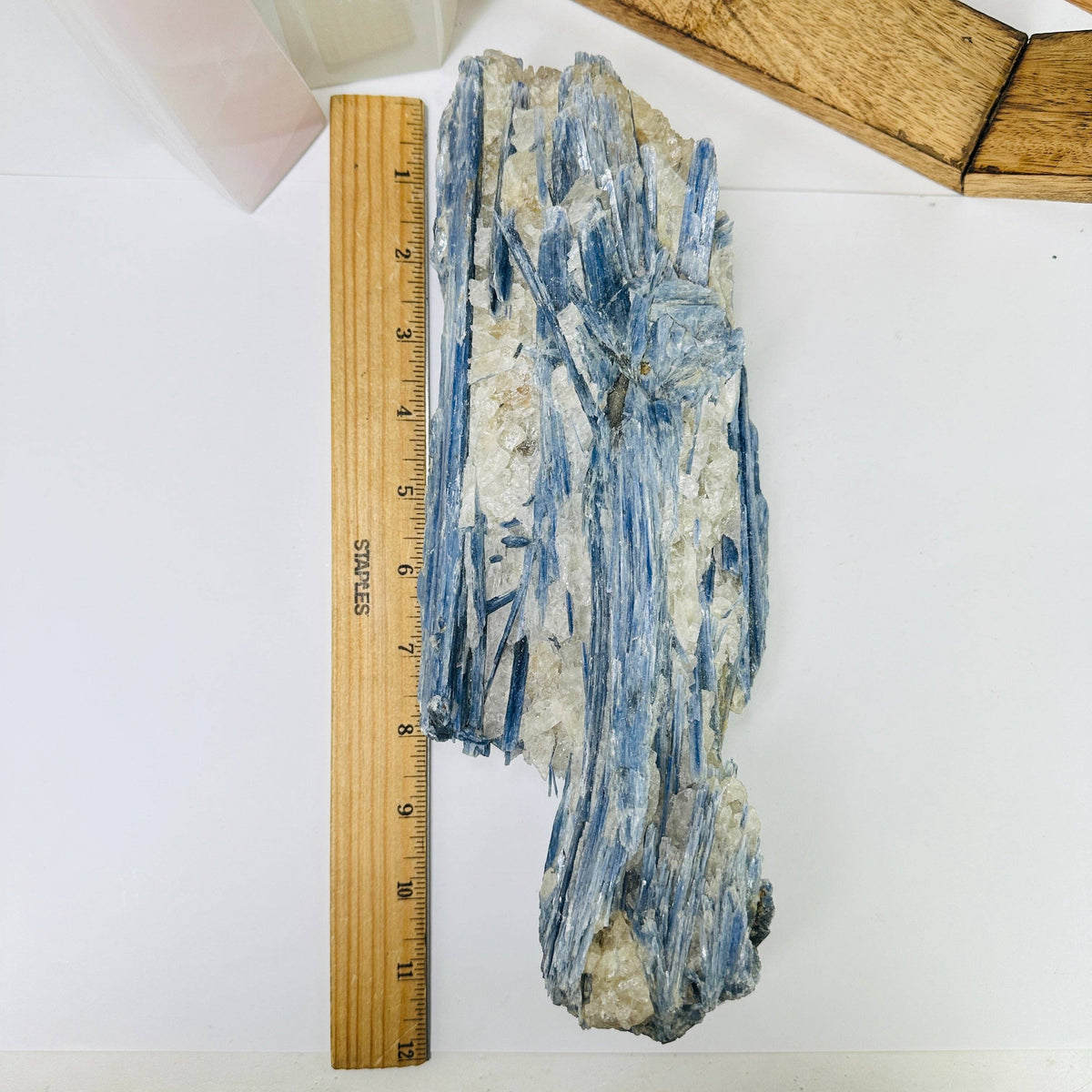 Blue Kyanite Rough Crystal from Brazil | Raw Alignment Stone