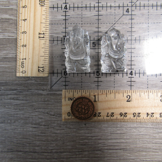 Clear Quartz Ganesha Figurine | Symbol of Wisdom & New Beginnings