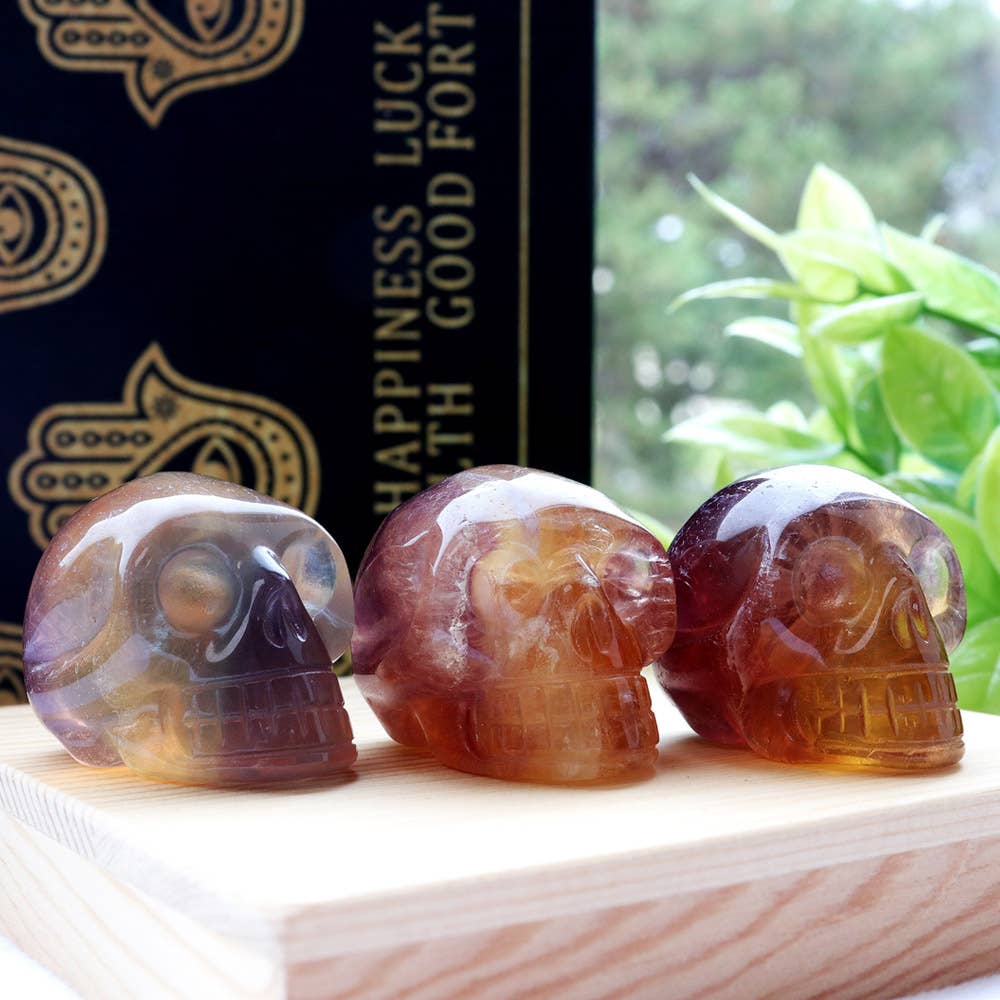Fluorite Crystal Skull | Symbol of Wisdom & Clarity