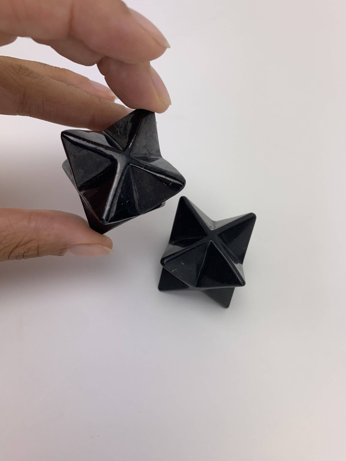 Shungite Merkaba | Sacred Geometry Protection Stone