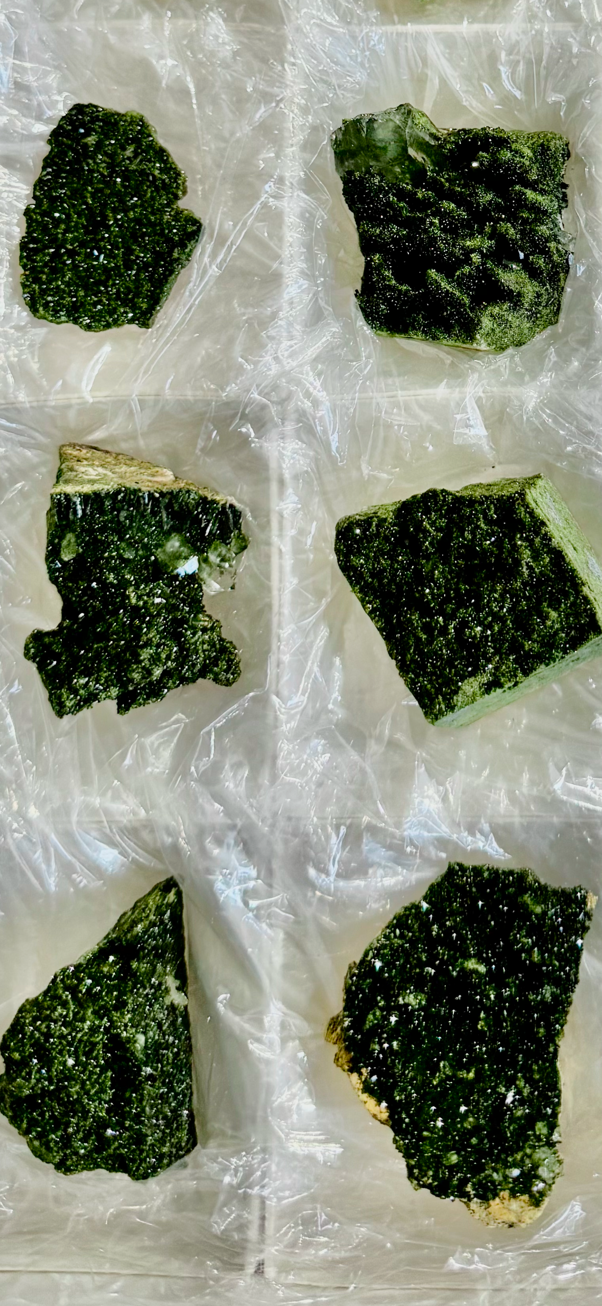 Forest Epidote Specimens from Turkey | Epidote & Quartz Crystal Clusters