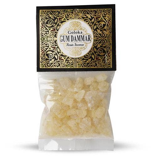 Goloka Gum Dammar Resin Incense | Natural Resin from India