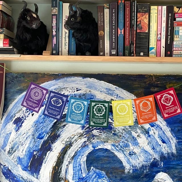 Mini Chakra Prayer Flags | Meditation & Sacred Space Décor