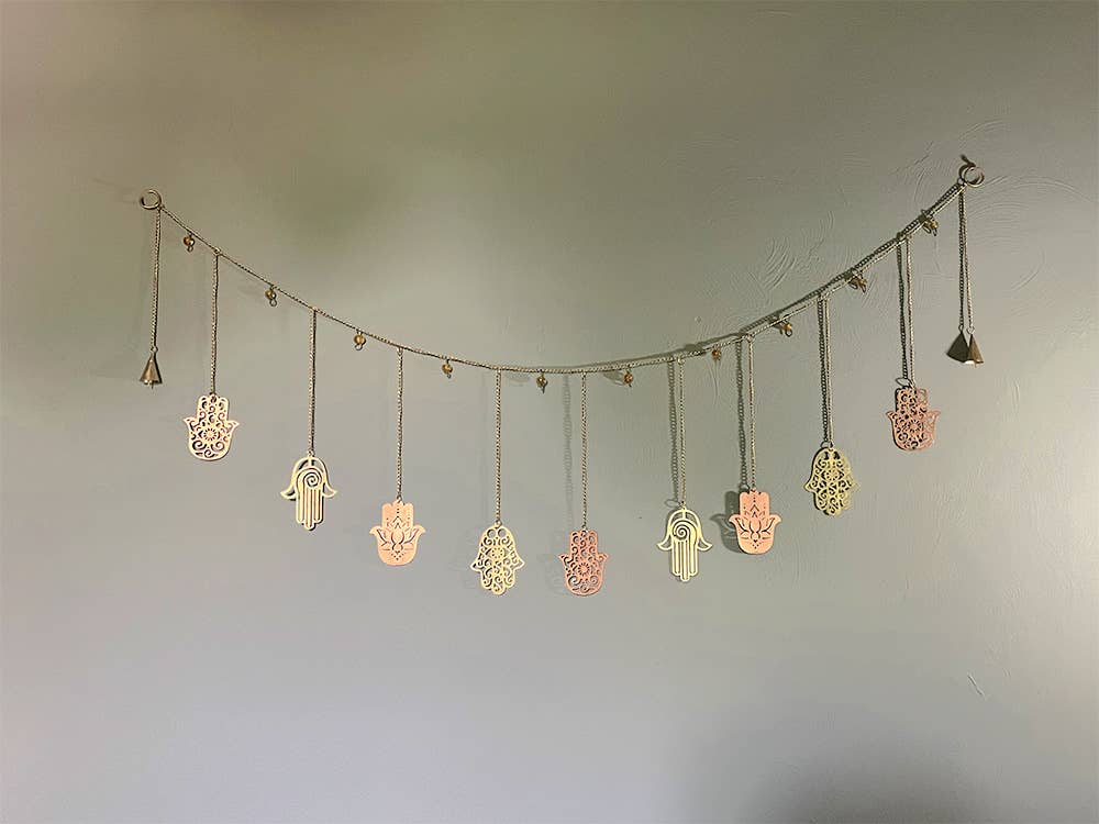 Hamsa Garland | Protective Symbol Hanging Decor