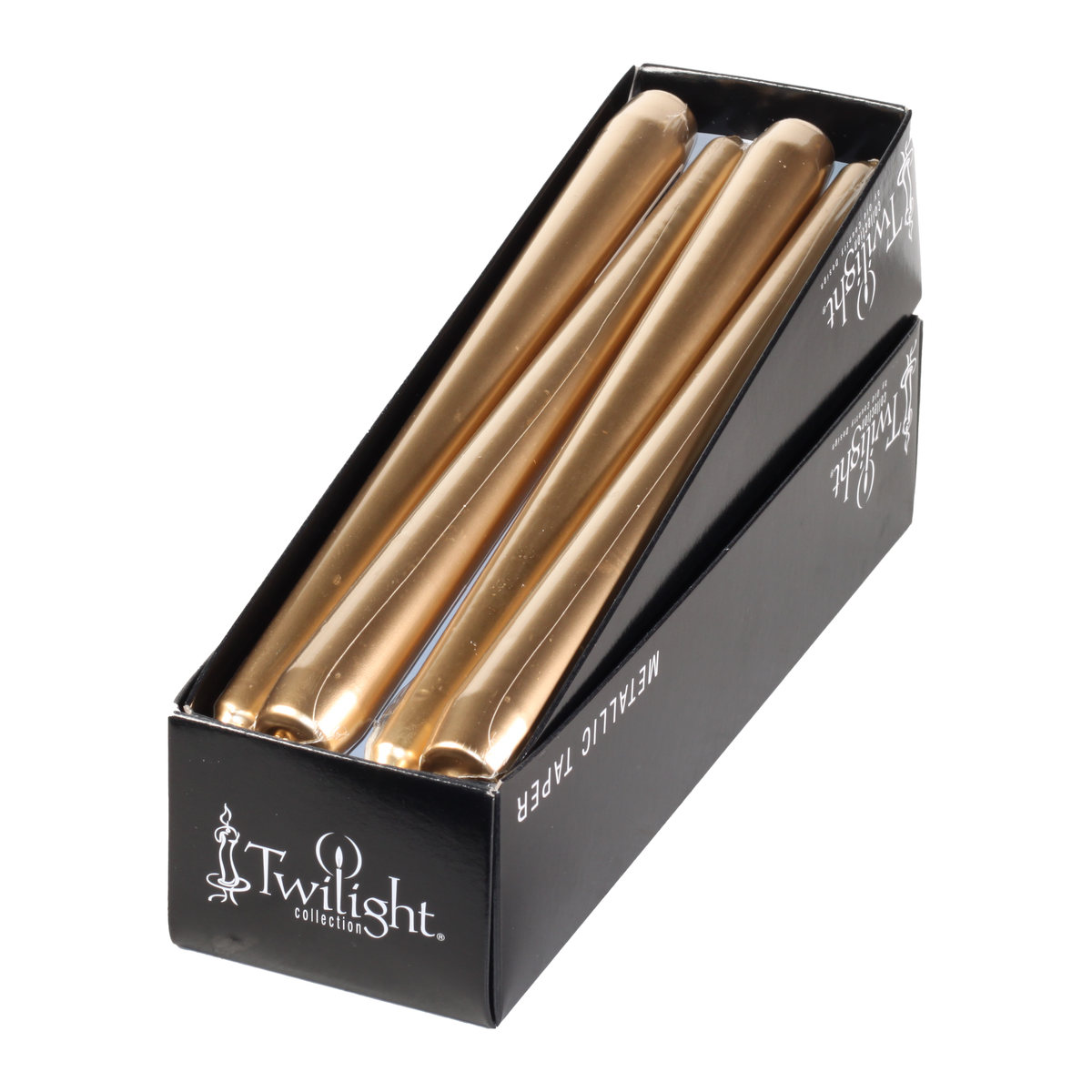 Metallic 10" Dinner Candle | Unscented