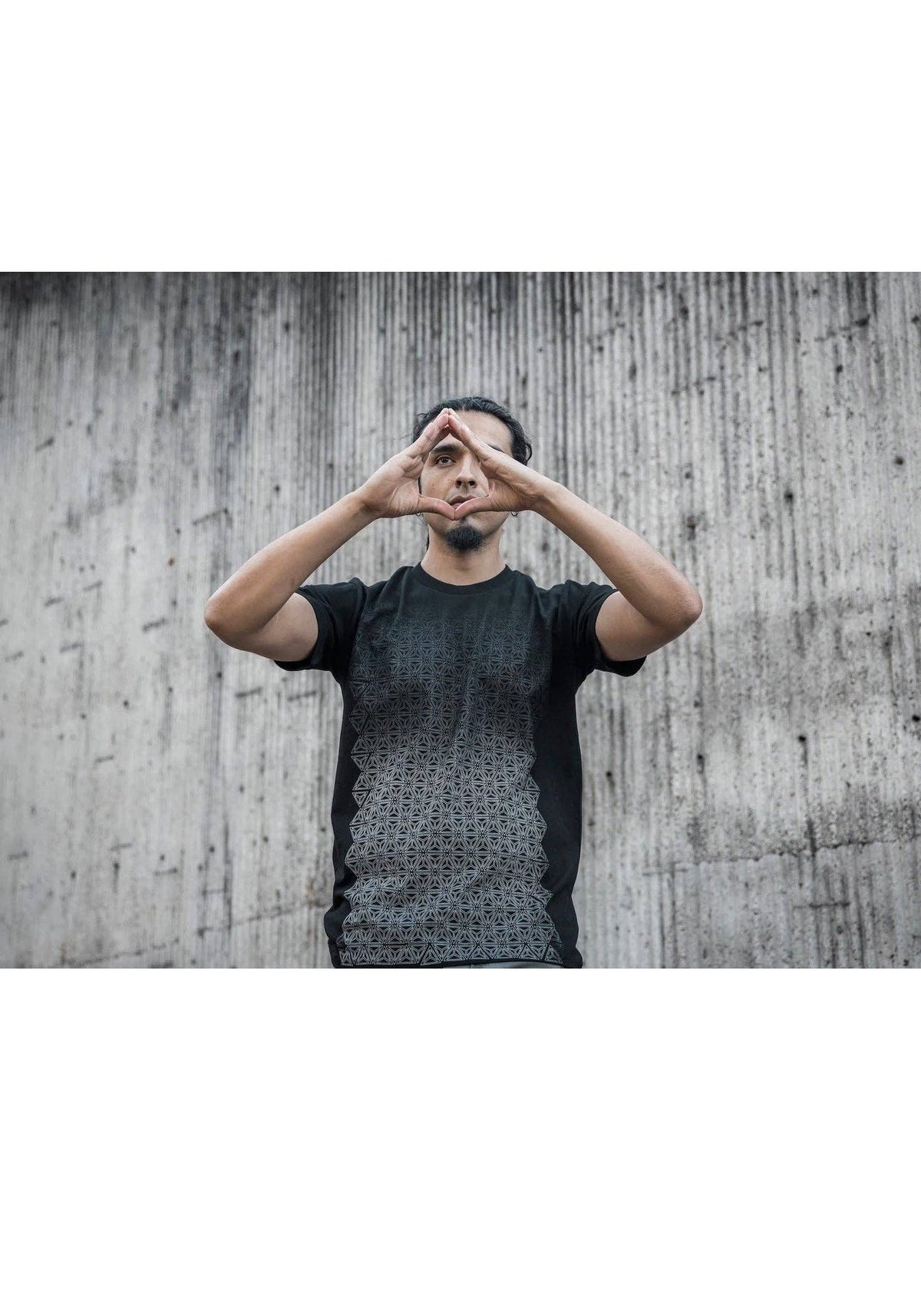 Fade 2 Black Shirt | Merkaba Geometry | Rythmatix