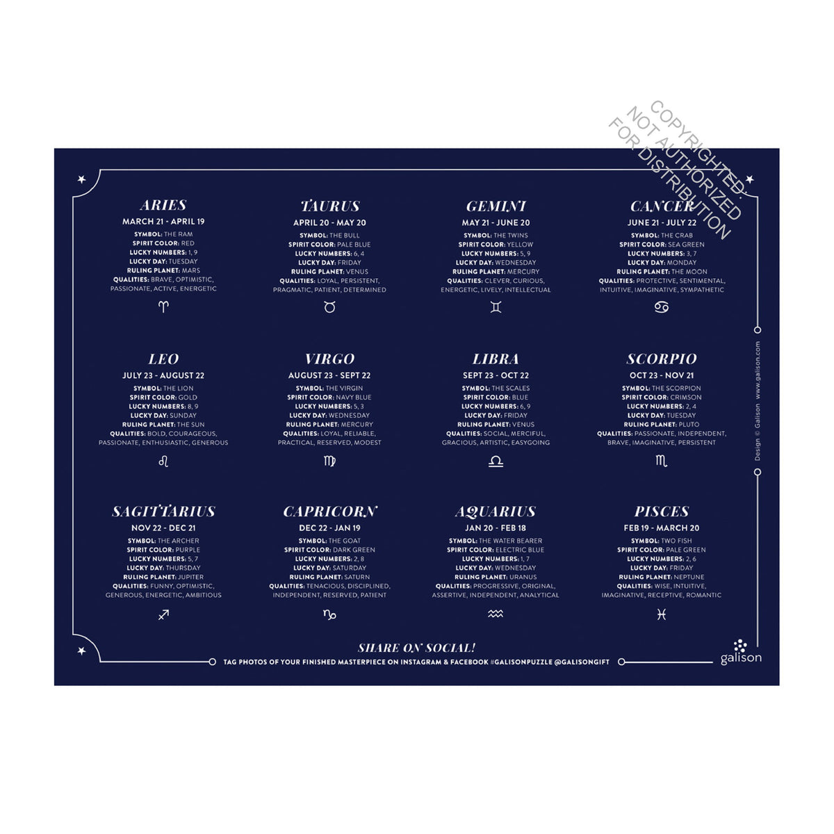 Astrology | 1000 Piece Foil Puzzle