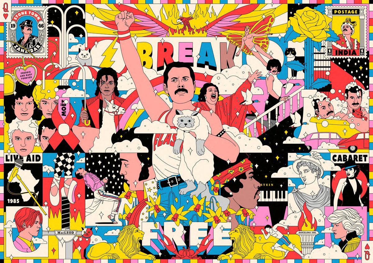 World of Freddie Mercury | 1000 Piece Puzzle