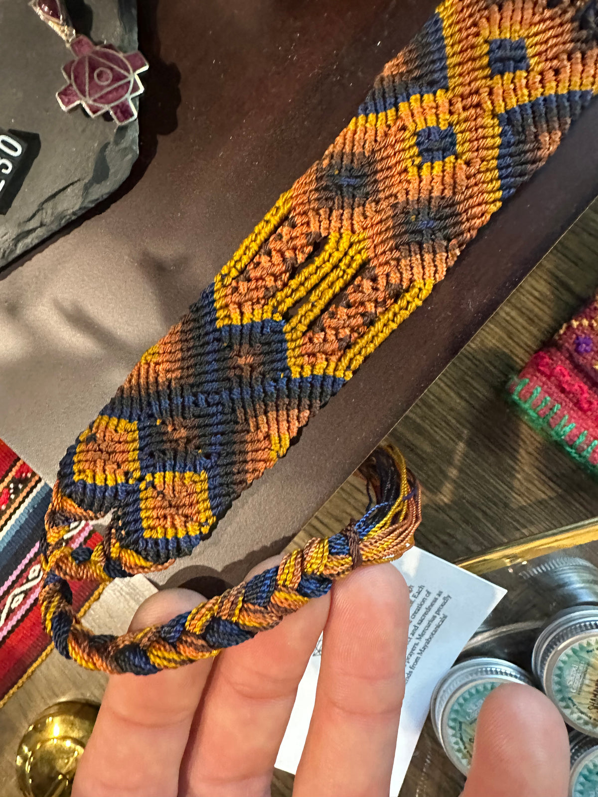 Macrame Hat Band from Peru