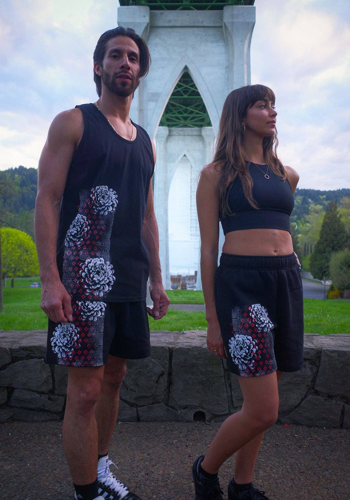 Bloom Mode Shorts | Cotton Fleece Festival Shorts | Rythmatix
