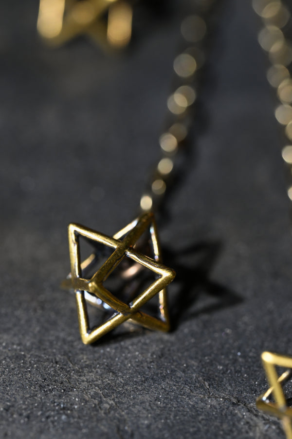 Falling Stars Necklace | Gold Patina | Alkemie Jewelry