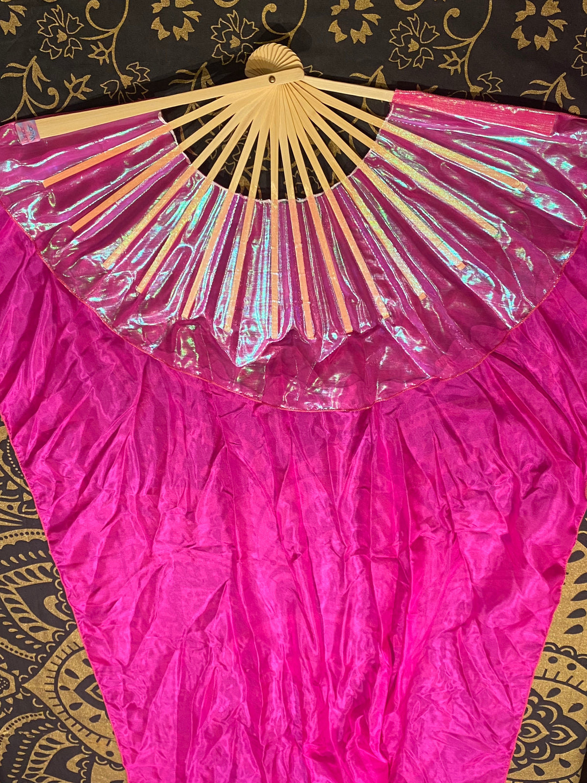 Aphrodite | 36" Lunar Flow Silk Small Flow Fan