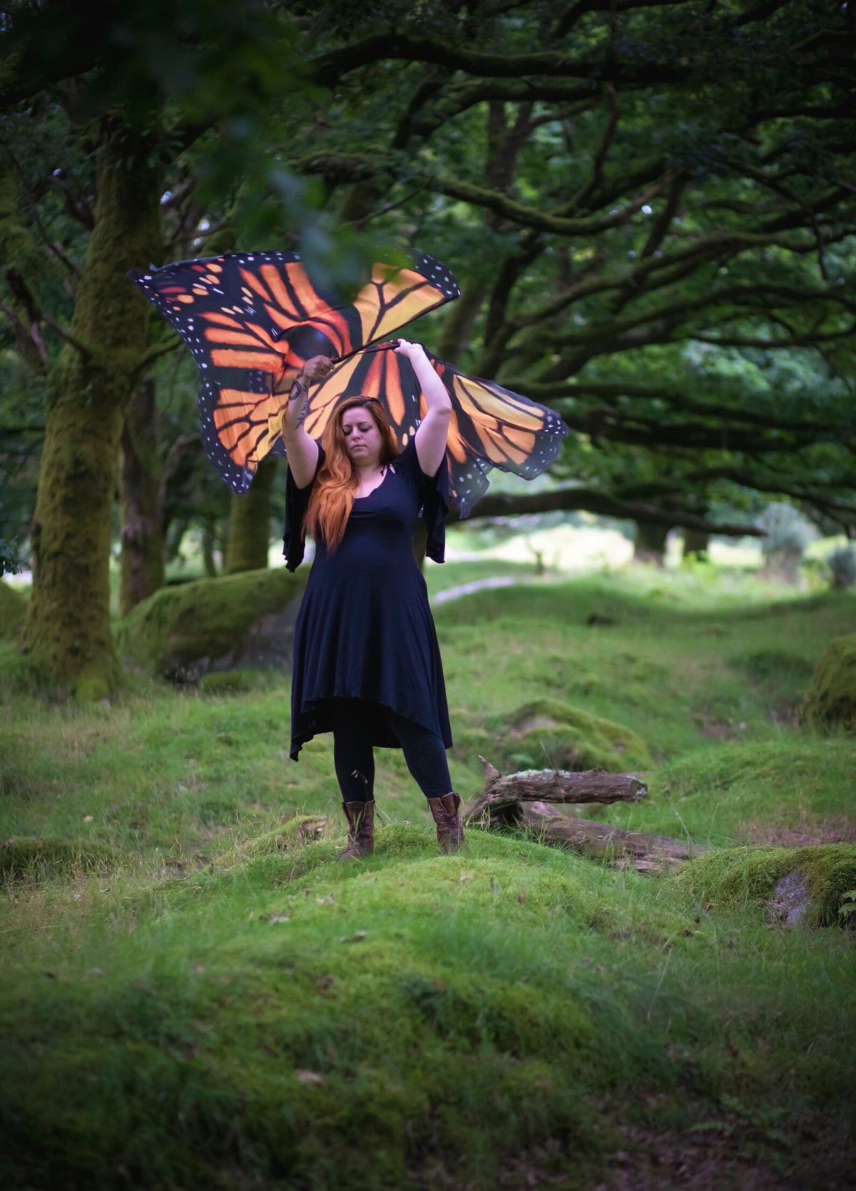 Monarch Butterfly Wing | Performance Flags | Handmade in Spain