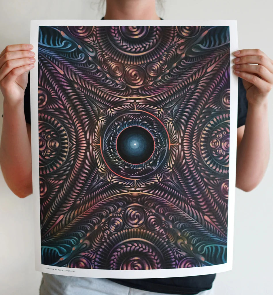 Sanctum Print | Flowstatepaint | Threyda