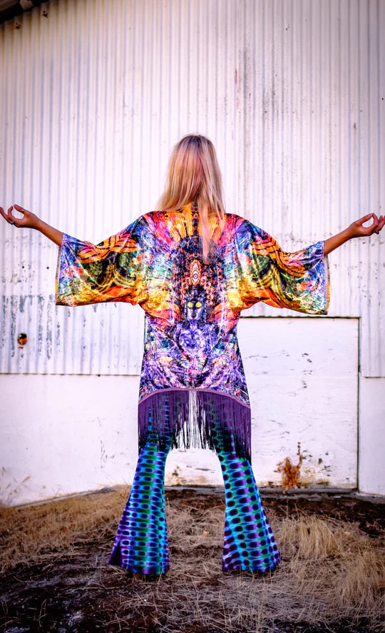 Isis/Ina May x Banjo Art Kimono | Johnathan Singer | Warrior Within Designs