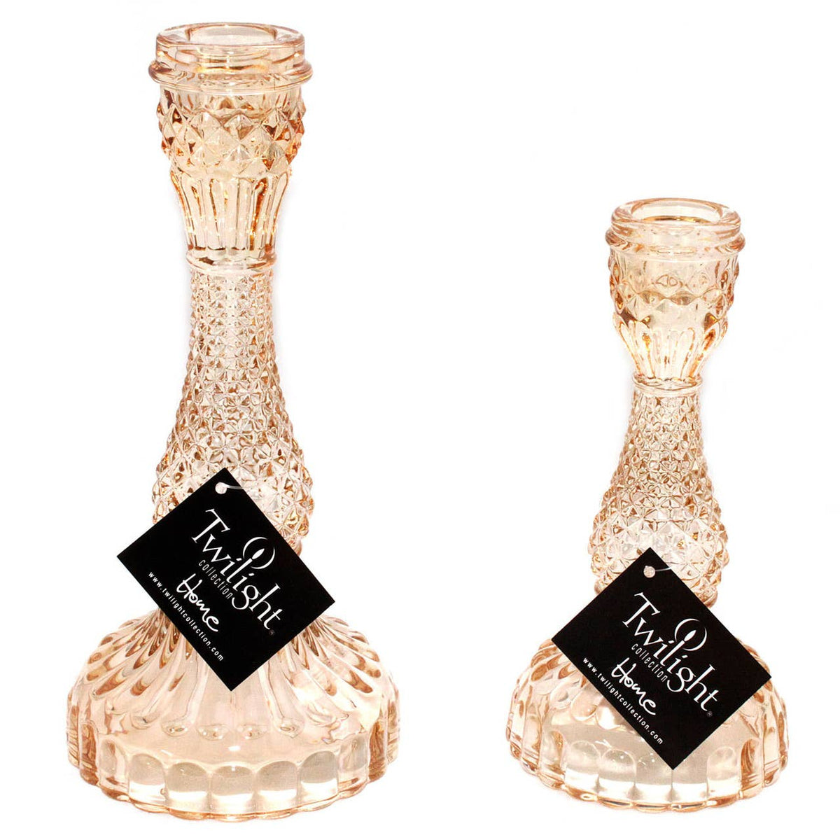 Bella Candle Holder | Bronze Glass & Elevated Form