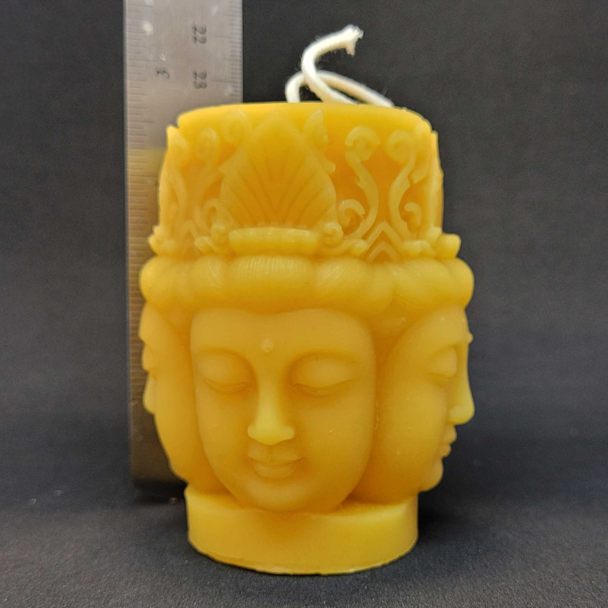 Buddha Pillar Candle | 100% Canadian Beeswax