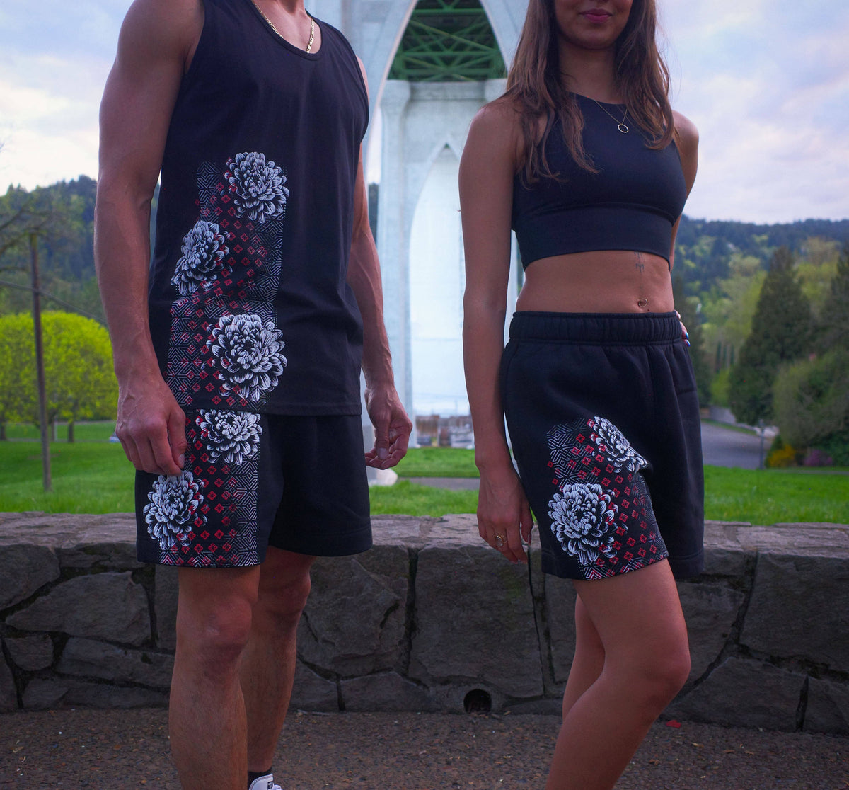 Bloom Mode Tank Top | Nature-Inspired Cotton Tank | Rythmatix