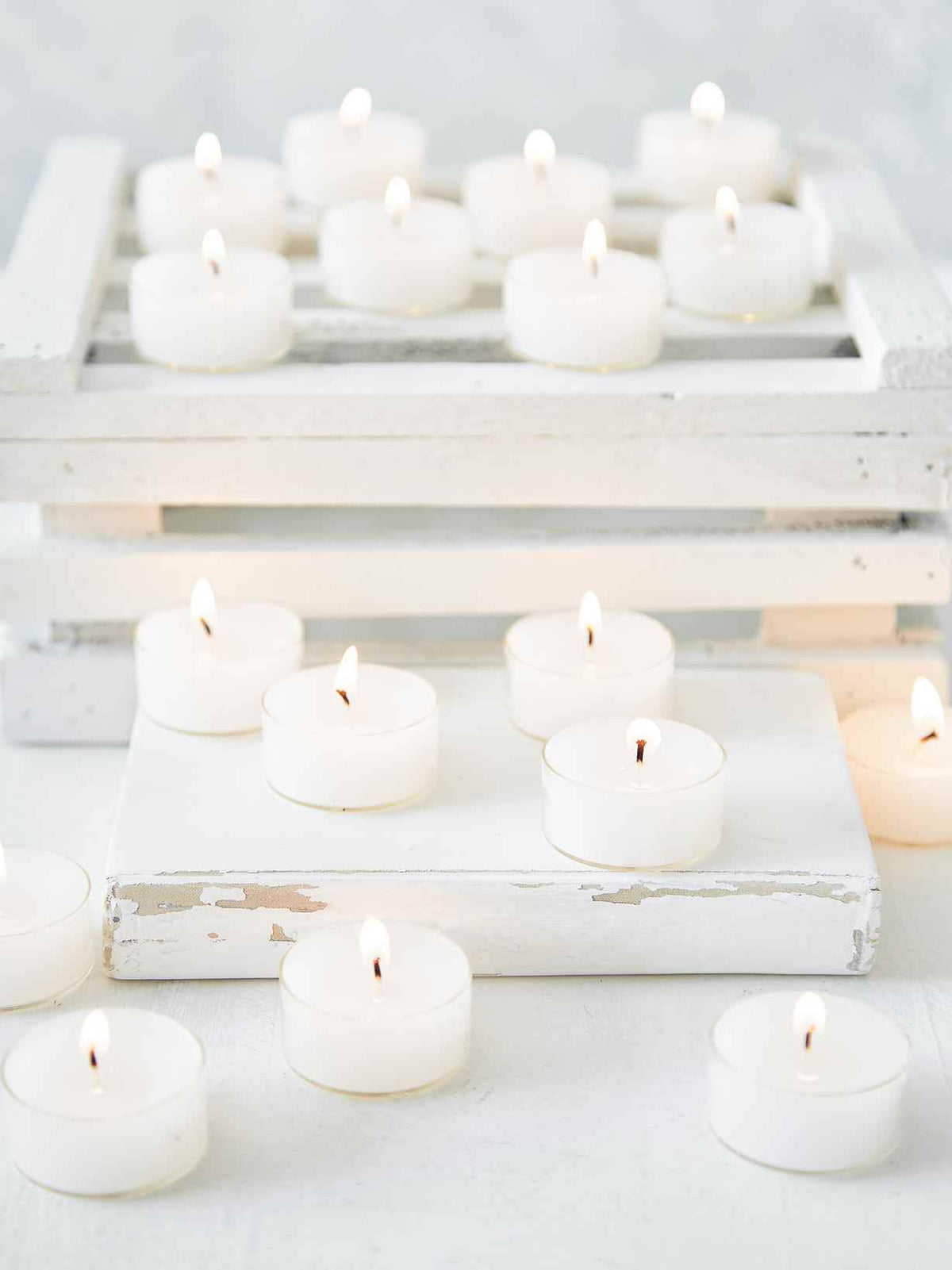 Twilight White Tealight | Unscented