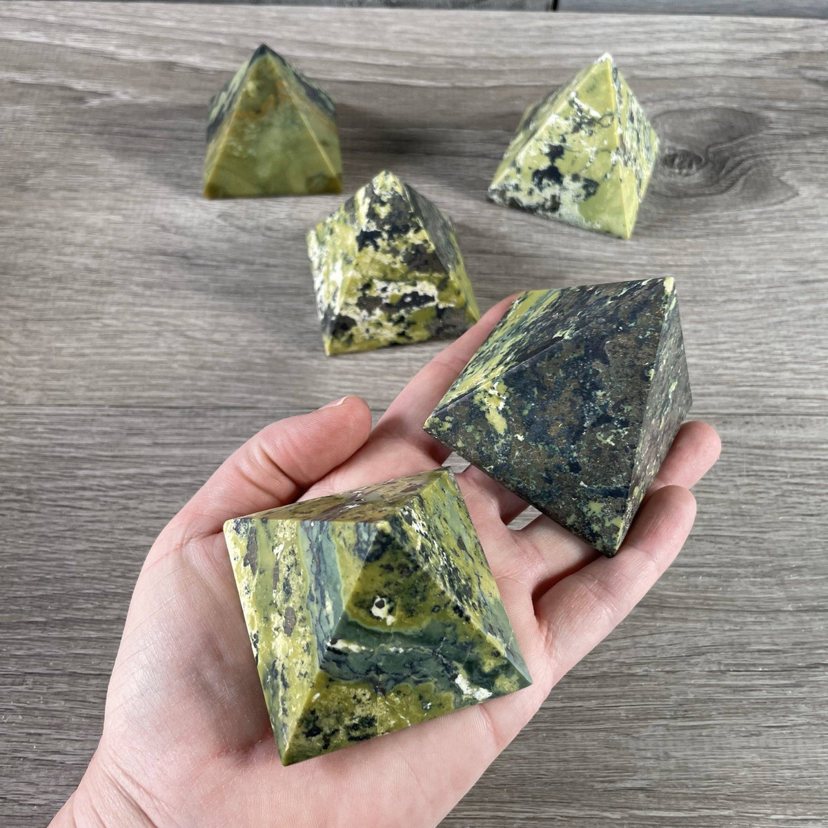 Gemstone Crystal Pyramid | Sacred Geometry Meditation Tool