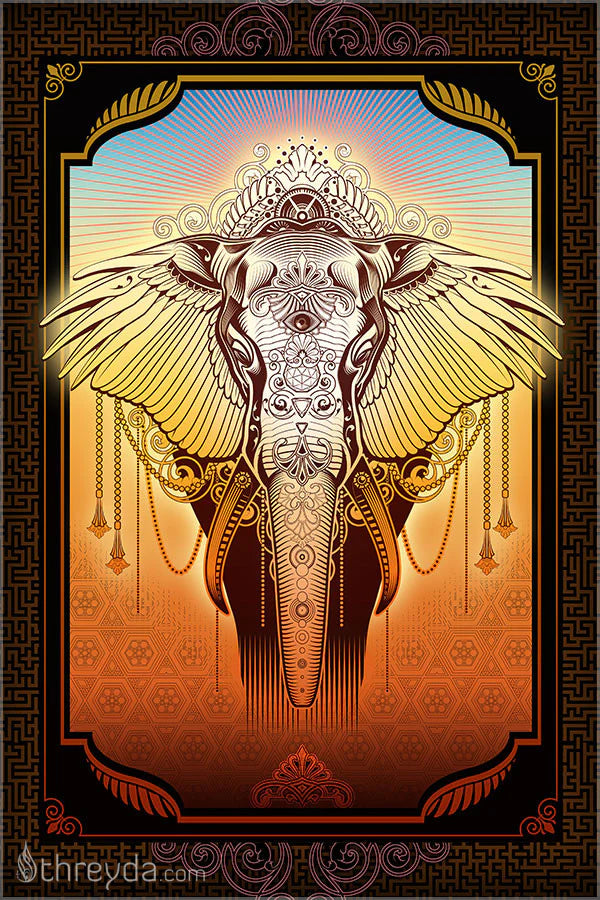 Erawan Print | Mugwort | Threyda