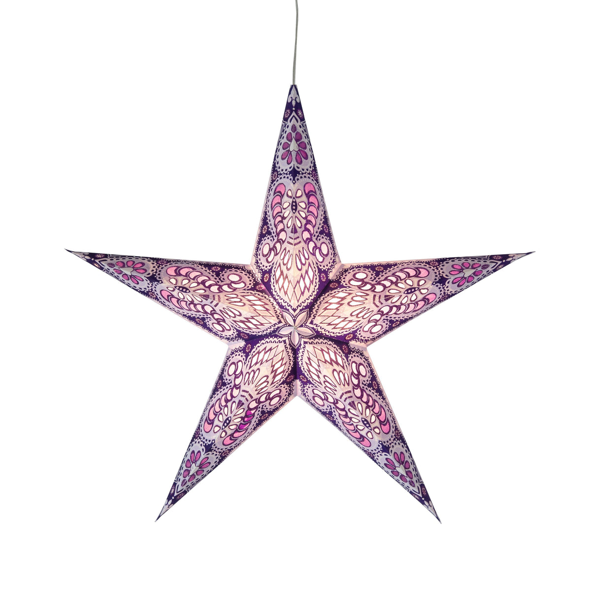 Phoenix 5 Point 16" Violet | Paper Star Light