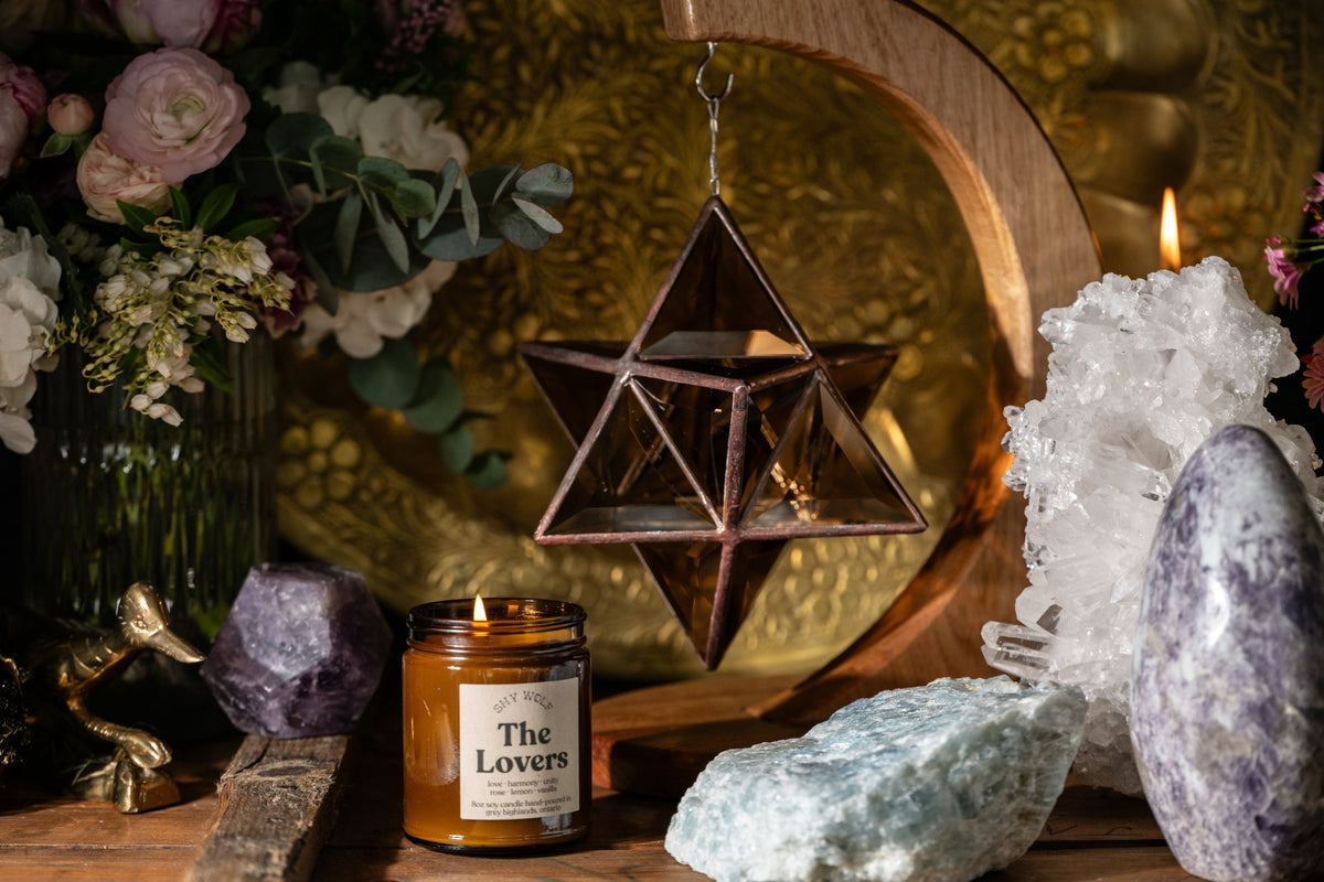 Shy Wolf Candles
