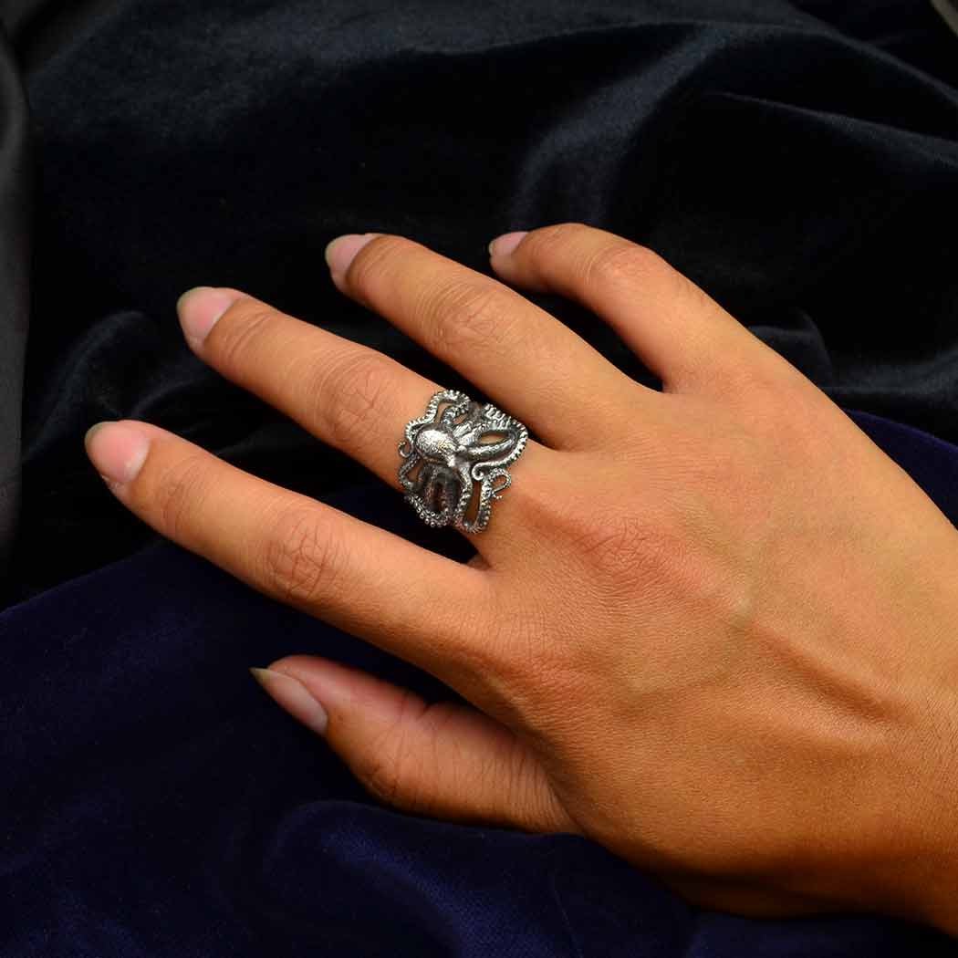 Octopus Ring | Sterling Silver