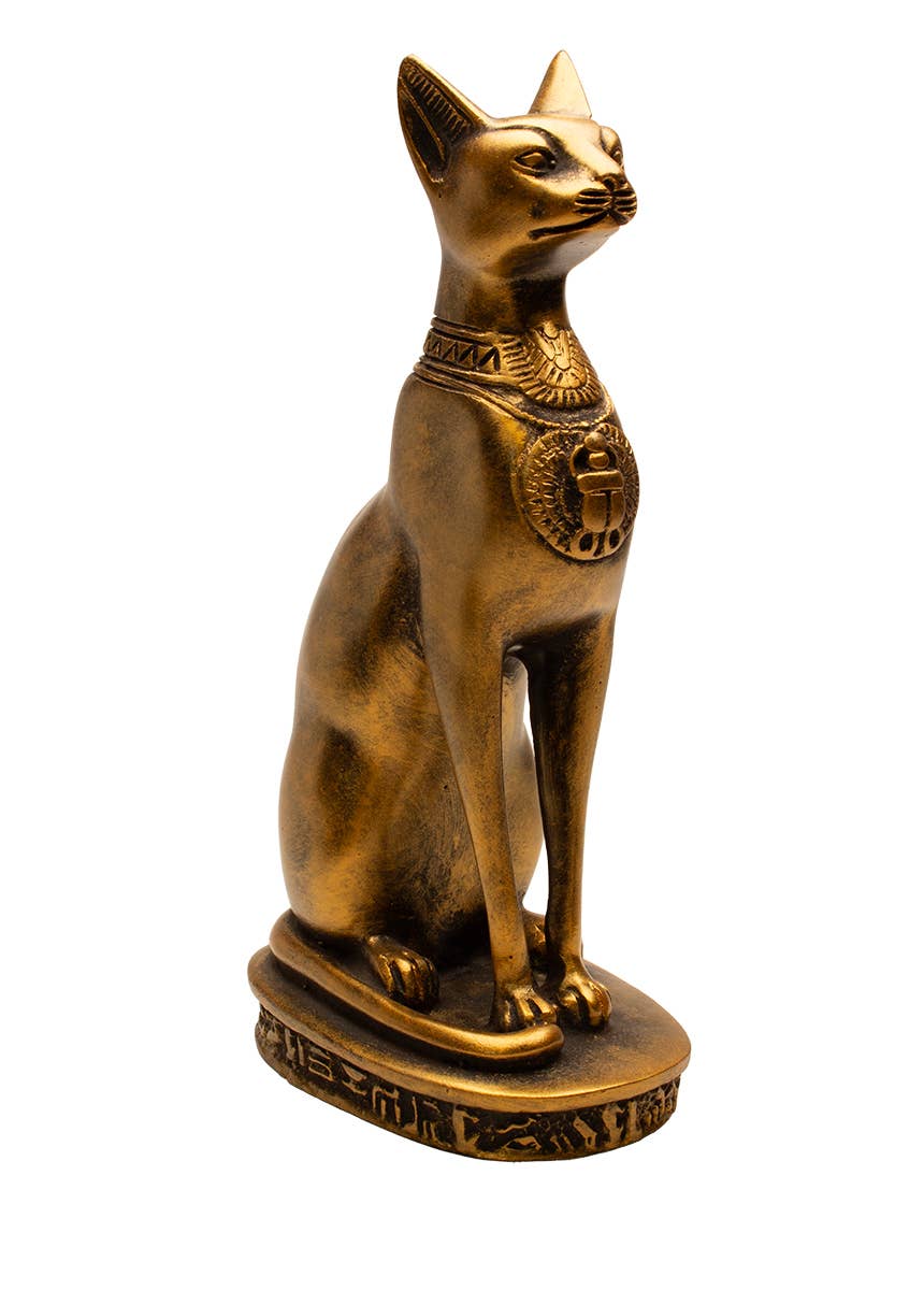Bronze Bastet Statue | Egyptian Goddess of Protection