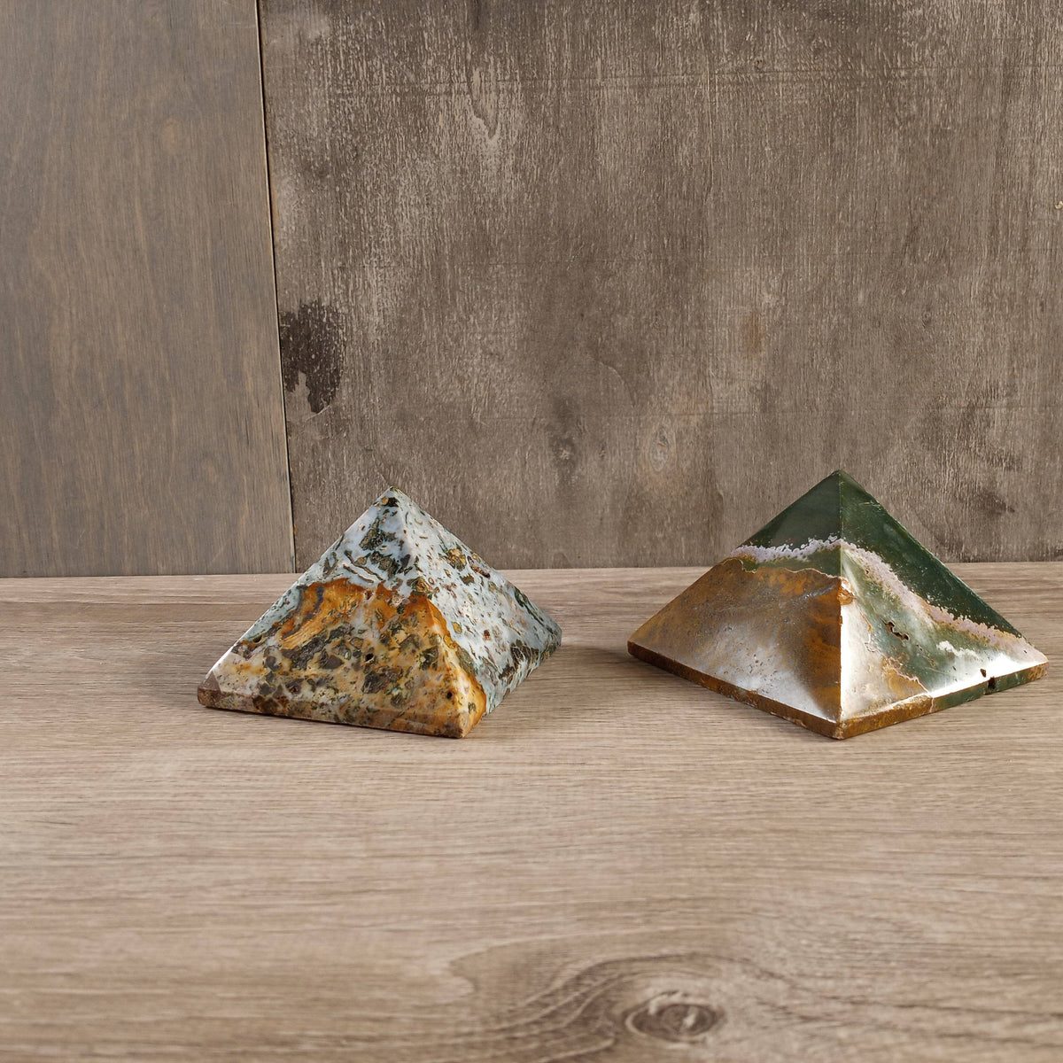 Gemstone Crystal Pyramid | Sacred Geometry Meditation Tool