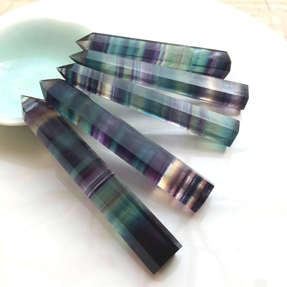 Rainbow Fluorite Tower | Madagascar