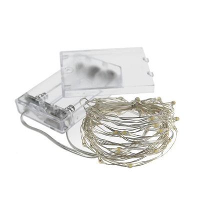 Silver Wire Fairy Lights | 100 LED Ambient Lighting