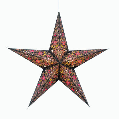 Cathedral | 5 Point 24" Pink/Black | Paper Star Light