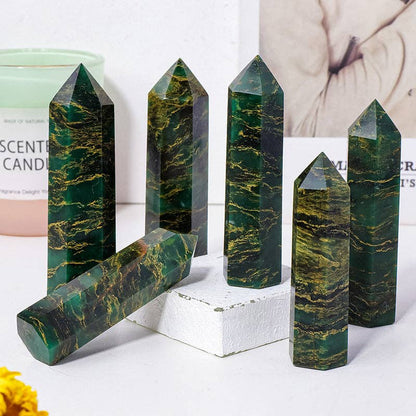 Emerald Tower | Crystal for Abundance & Balance