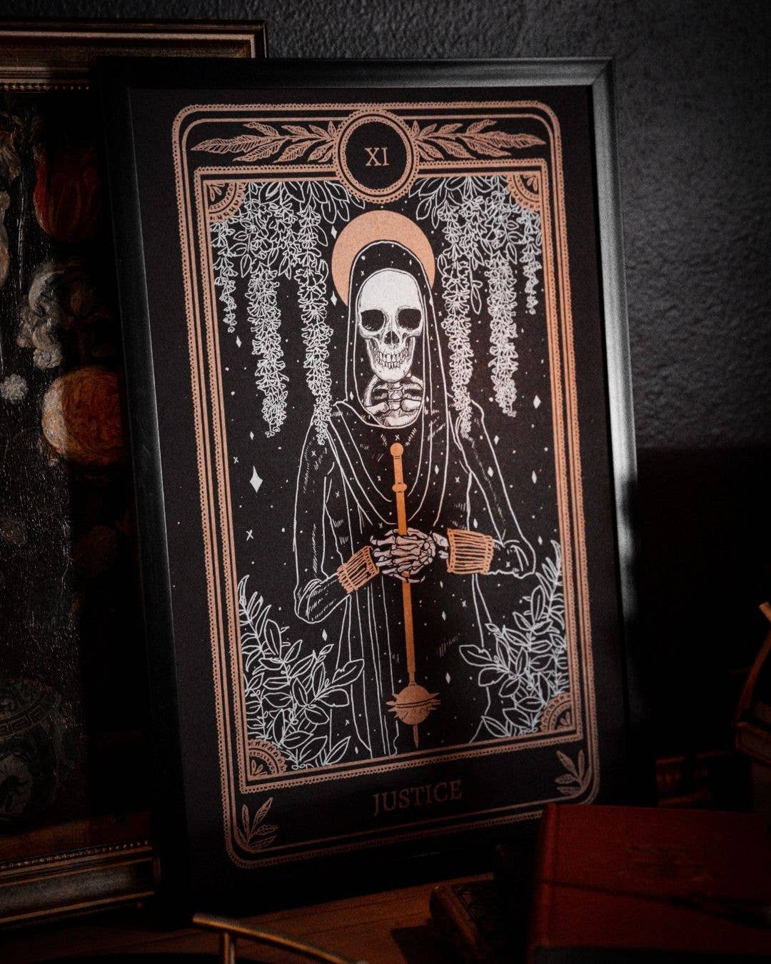 Marigold Tarot Print – Justice | Amrit Brar