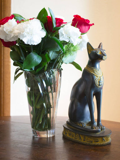 Bastet Statue | Egyptian Cat Goddess Sculpture
