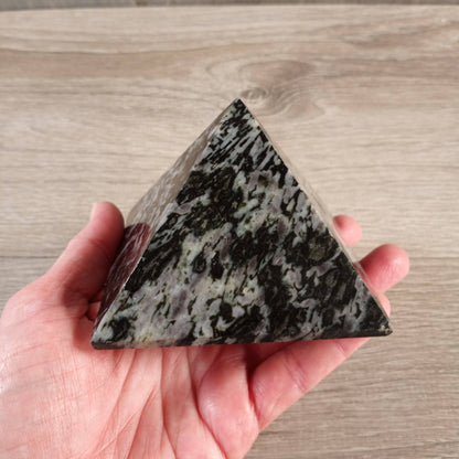 Gemstone Crystal Pyramid | Sacred Geometry Meditation Tool