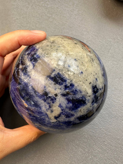 Large Sodalite Sphere | Crystal for Clarity & Communication