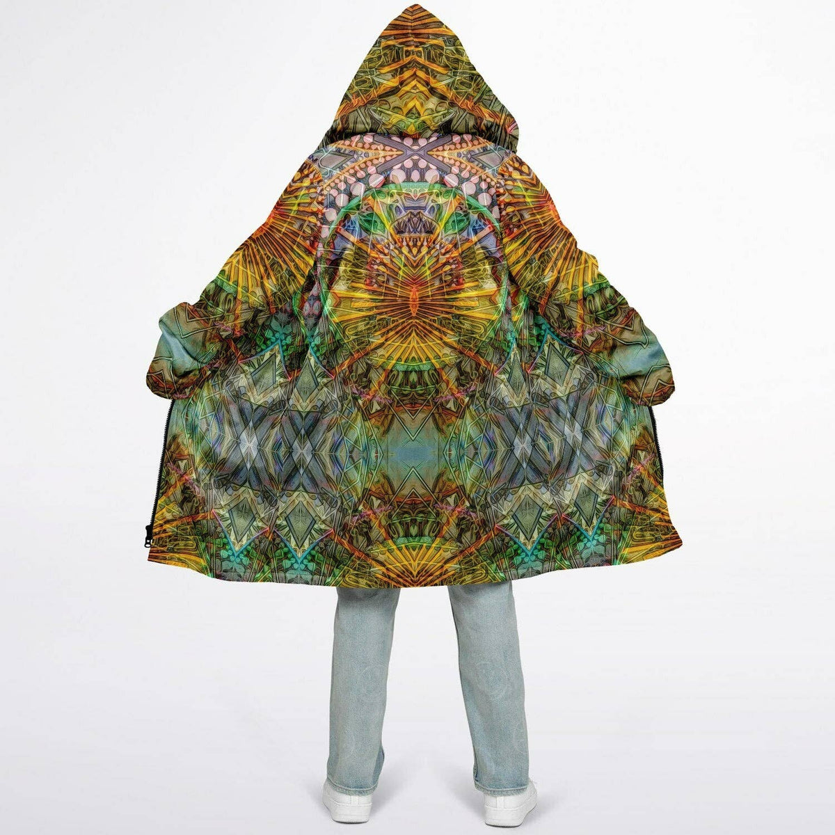 Lotus Guardian Zipper Cloak | Recycled Performance Fleece | Manifestie
