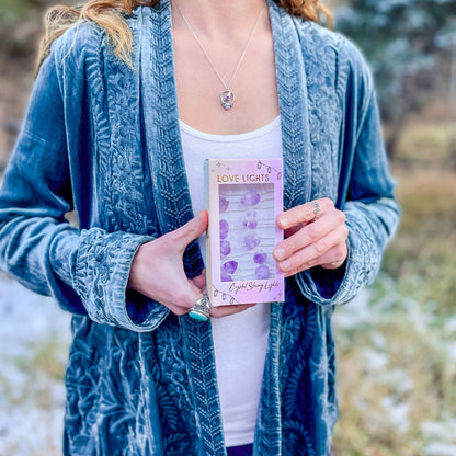 Amethyst Crystal String Lights | Ambient Crystal Lighting