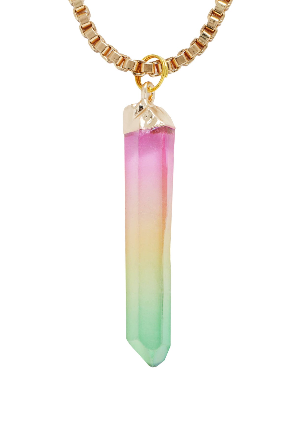 Watermelon Sugar | Armless Sunglasses with Aura Crystal