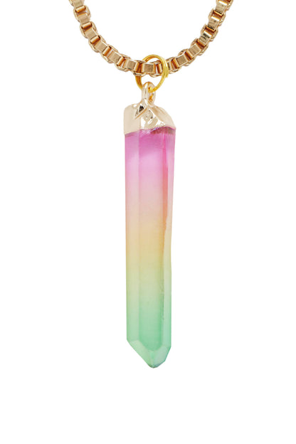 Watermelon Sugar | Armless Sunglasses with Aura Crystal