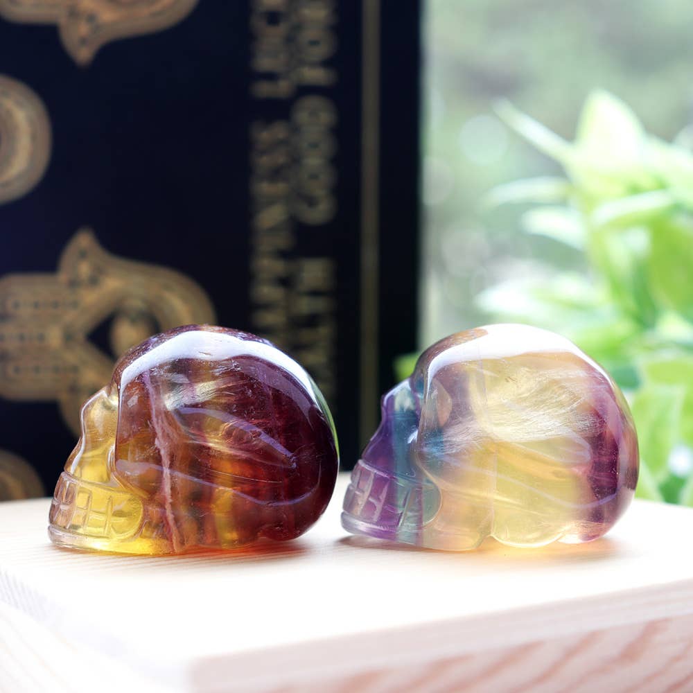 Fluorite Crystal Skull | Symbol of Wisdom & Clarity