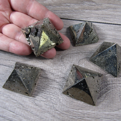 Gemstone Crystal Pyramid | Sacred Geometry Meditation Tool