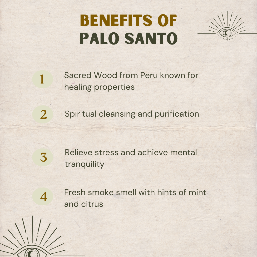 Large Palo Santo Incense Stick | Holy Wood & Cleansing Aroma (Single)