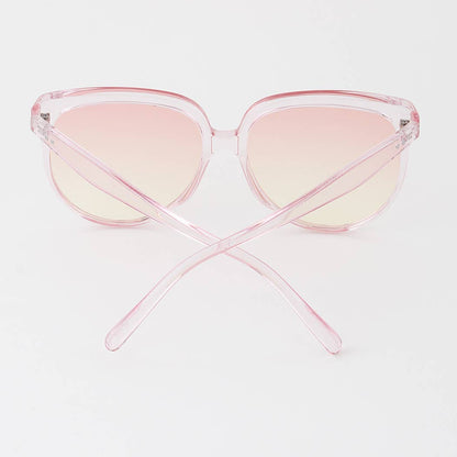 Retro Ombré Round Sunglasses
