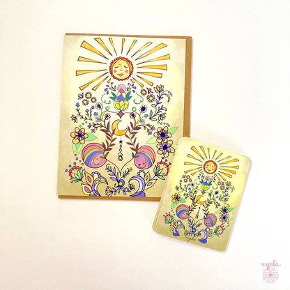 Sun Glow Greeting Card | Cindy LaColla