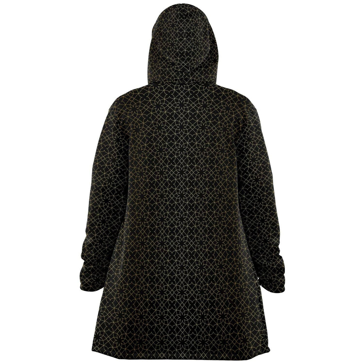 Sacred Geometry Flower Sherpa Cloak | Recycled Performance Fleece | Manifestie