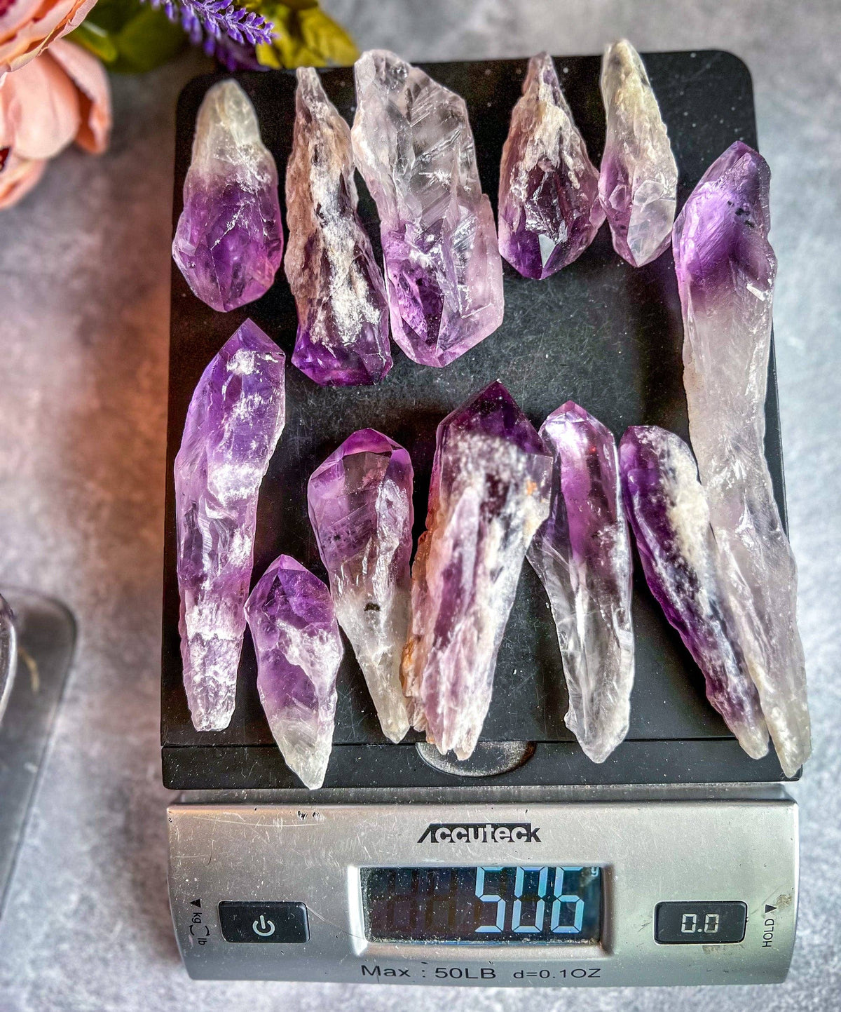 Dragon-Tooth Amethyst Spears from Brazil | Raw Natural Crystal Points